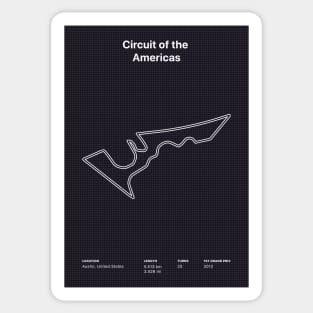 Circuit of the Americas Sticker